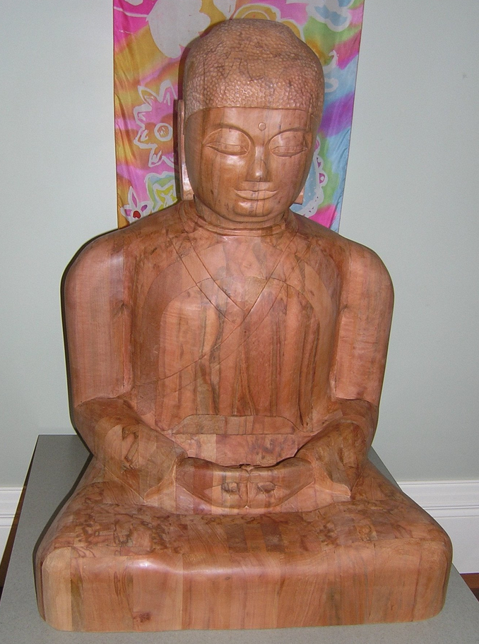 CarvedWoodenBuddha1